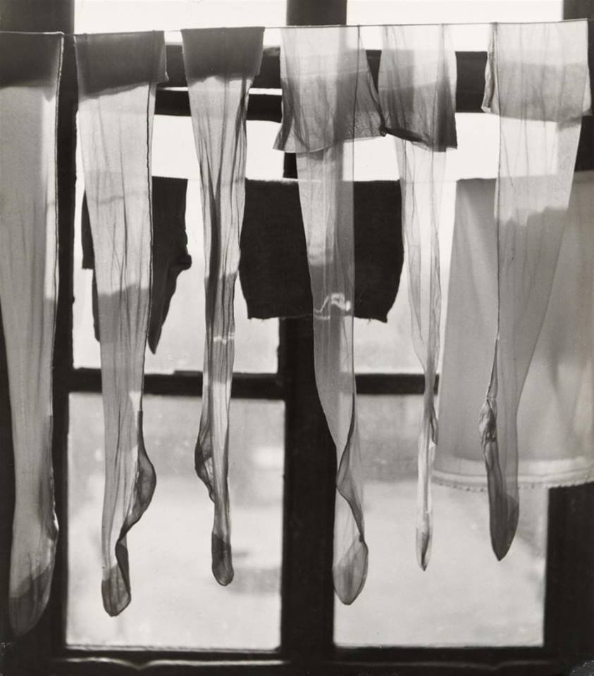 by János Szász, Stockings drying in the window, 1966